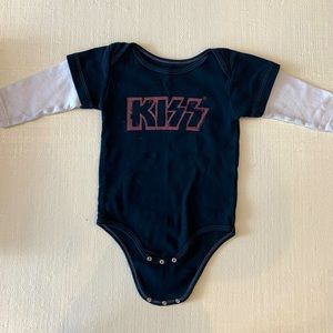 Rowdy Sprout Vintage KISS Onesie